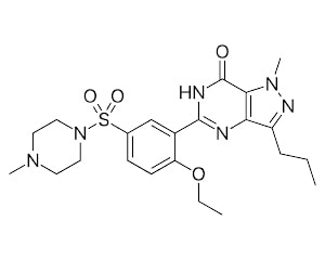 Half-life of Sildenafil